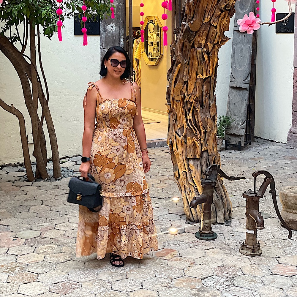 Beautiful floral maxi dress